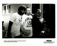 2d740 PULP FICTION 8x10 still '94 great c/u of John Travolta, Samuel L. Jackson & Harvey Keitel!