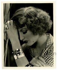 2d748 RAIN 8x10 still '32 best close portrait of Joan Crawford as prostitute Sadie Thompson!