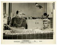 2d030 SEVEN YEAR ITCH 8x10.25 still '55 Victor Moore & Marilyn Monroe w/ toe caught in bathtub!