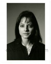 2d819 SILENCE OF THE LAMBS 8x10 still '91 great portrait of Jodie Foster, Jonathan Demme classic!
