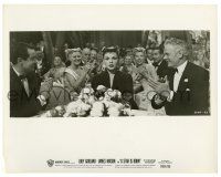 2d848 STAR IS BORN 8x10.25 still R59 great image of Judy Garland congratulated at awards!