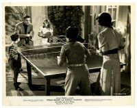 2d854 STELLA DALLAS 8x10.25 still '37 John Boles plays ping pong with Anne Shirley & kids!
