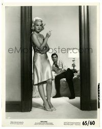 2d879 SYLVIA 8x10.25 still '65 George Maharis can't take his eyes off of sexy Carroll Baker!