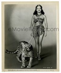 2d884 TARZAN & THE LEOPARD WOMAN 8.25x10 still '46 full-length Acquanetta with big jungle cat!