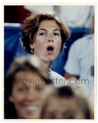 2d885 TATUM O'NEAL color 8x10 news photo '89 can't believe husband John McEnroe lost at U.S. Open!