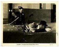 2d921 TOPPER 8x10.25 still '37 Cary Grant & Constance Bennett in convertible by confused cop!