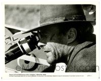 2d932 UNFORGIVEN candid 8x10 still '92 best c/u of director Clint Eastwood in costume at camera!