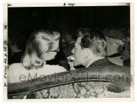 2d958 WAY OF THE EAGLE 7x9.25 news photo '53 great image of Grace Kelly feeding Jean-Pierre Aumont!