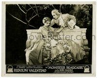 2d653 MONSIEUR BEAUCAIRE English FOH LC '24 romantic close up of Rudolph Valentino & Bebe Daniels!