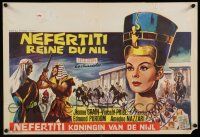 2e723 QUEEN OF THE NILE Belgian '61 different art of sexy Egyptian Jeanne Crain by Wik!