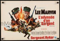 2e732 SERGEANT RYKER Belgian '68 is Lee Marvin an enemy agent or U.S. sergeant in the Korean War!