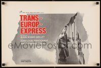 2e741 TRANS-EUROP-EXPRESS Belgian '68 Jean-Louis Trintignant, Marie-France Pisier, cool image!