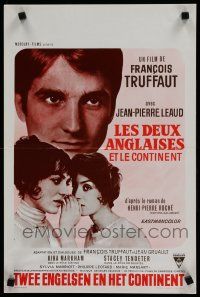 2e742 TWO ENGLISH GIRLS Belgian '71 Francois Truffaut directed, Jean-Pierre Leaud!