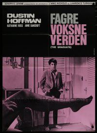 2e508 GRADUATE Danish R70s classic image of Dustin Hoffman & Anne Bancroft's sexy leg!