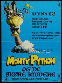 2e512 MONTY PYTHON & THE HOLY GRAIL Danish '76 Chapman, John Cleese, Terry Gilliam classic!