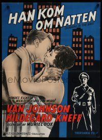 2e545 SUBWAY IN THE SKY Danish '60 Van Johnson is hunted by the Berlin underground police!