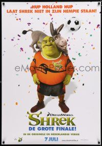 2e025 SHREK FOREVER AFTER advance DS Dutch '10 great image of Shrek w/Donkey & soccer football!