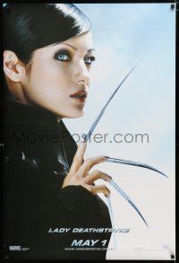 2e076 X-MEN 2 DS English 1sh '03 Marvel Comics, cool image of Kelly Hu as Lady Deathstryke!