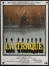 2e610 TRACK French 23x32 '75 La traque, Mimsy Farmer, Jean-Luc Bideau, Michael Lonsdale