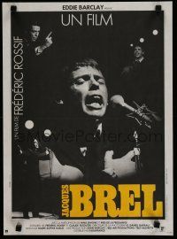 2e619 BREL French 15x21 '82 Julien Clerc, Ines De La Fressange, singer Jacques Brel!