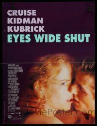 2e632 EYES WIDE SHUT French 15x21 '99 Stanley Kubrick, romantic c/u of Tom Cruise & Nicole Kidman!