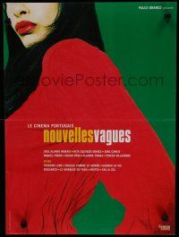 2e642 LE CINEMA PORTUGAIS NOUVELLES VAGUES French 15x21 '02 cool art of sexy dark-haired woman!