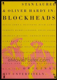 2e148 BLOCK-HEADS German R90s soldiers Stan Laurel & Oliver Hardy, Hal Roach!