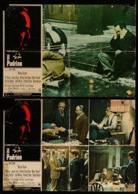 2e236 GODFATHER set of 5 Italian photobustas '72 Coppola directed, Marlon Brando & Al Pacino!