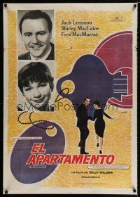 2e111 APARTMENT Spanish '62 Billy Wilder, Jack Lemmon, Shirley MacLaine!