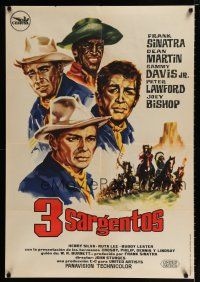 2e134 SERGEANTS 3 Spanish '62 John Sturges, Frank Sinatra, Rat Pack parody of Gunga Din!