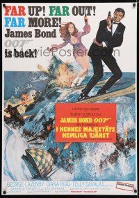 2e193 ON HER MAJESTY'S SECRET SERVICE Swedish R70s George Lazenby's only appearance as James Bond