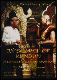 2e029 IN SEARCH OF KUNDUN Swiss '98 cool image of Martin Scorsese & Dalai Lama!