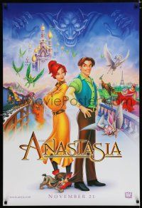 2f067 ANASTASIA style B advance DS 1sh '97 Don Bluth cartoon about the missing Russian princess!