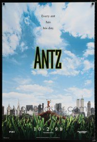 2f072 ANTZ advance 1sh '98 Woody Allen, computer insects, every ant has his day!
