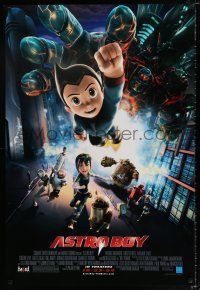 2f080 ASTRO BOY advance 1sh '09 Freddie Highmore, Kristen Bell, animated sci-fi robot superhero!