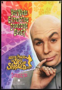 2f089 AUSTIN POWERS: THE SPY WHO SHAGGED ME teaser 1sh '97 Mike Myers as Dr. Evil!