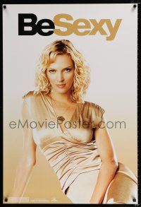 2f122 BE COOL teaser 1sh '05 great image of Uma Thurman, Be Sexy!