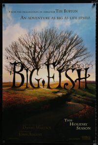 2f133 BIG FISH teaser DS 1sh '03 Tim Burton, Ewan McGregor, Albert Finney, Helena Bonham Carter!