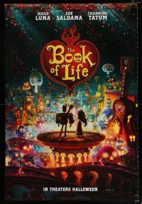 2f152 BOOK OF LIFE style A teaser DS 1sh '14 Diego Luna, Zoe Saldana, Channing Tatum!