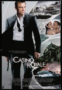 2f164 CASINO ROYALE int'l advance DS 1sh '06 Daniel Craig as James Bond & sexy Eva Green!