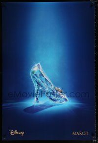 2f178 CINDERELLA teaser DS 1sh '15 great image of classic glass slipper!