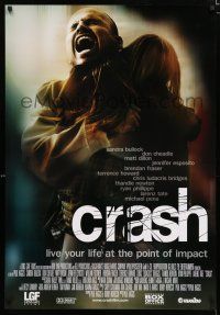 2f195 CRASH int'l DS 1sh '05 Don Cheadle, Sandra Bullock, Matt Dillon!
