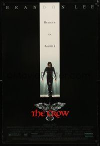 2f199 CROW 1sh '94 Brandon Lee's final movie, believe in angels, cool image!