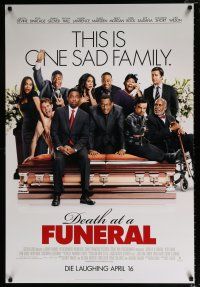 2f225 DEATH AT A FUNERAL advance DS 1sh '10 James Marsden, Peter Dinklage, one sad family!
