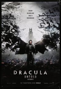 2f248 DRACULA UNTOLD teaser DS 1sh '14 every bloodline has a beginning, vampires!
