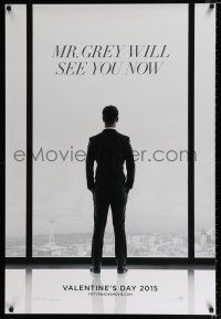 2f294 FIFTY SHADES OF GREY teaser DS 1sh '15 Jamie Dornan in the title role as Christian Grey!