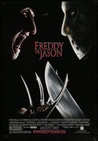 2f302 FREDDY VS JASON advance DS 1sh '03 cool image of horror icons, the ultimate battle!
