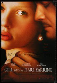 2f322 GIRL WITH A PEARL EARRING DS 1sh '04 Colin Firth & sexy Scarlett Johansson!