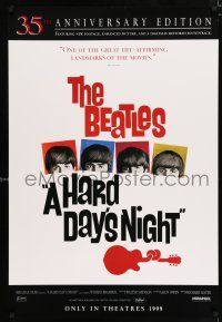 2f356 HARD DAY'S NIGHT advance 1sh R99 The Beatles in their first film, rock & roll classic!