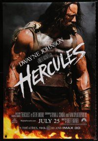 2f365 HERCULES July 25 teaser DS 1sh '14 cool image of Dwayne Johnson in the title role!